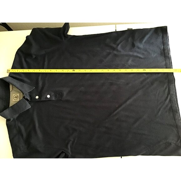 Volcom Mens Polo Shirt Large Cotton Navy Blue - Picture 6 of 7